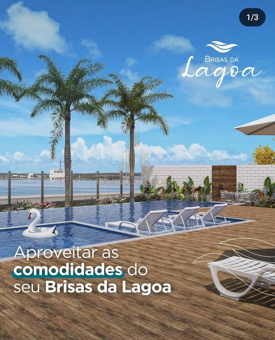 Apartamentos à venda com 2 quartos de frente para a Lagoa em São Pedro